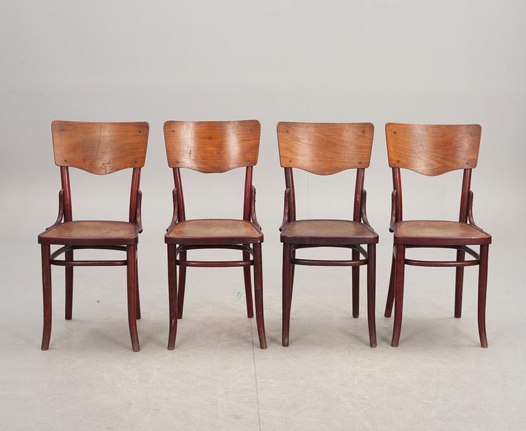 STOLAR, 4 st. Märkta Thonet.