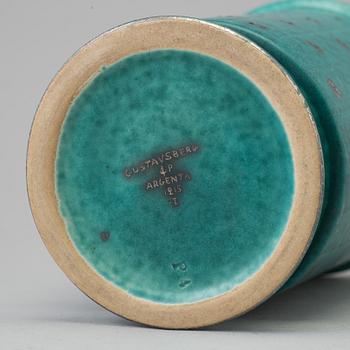 WILHELM KÅGE, an 'Argenta' stoneware vase from Gustavsberg, 1946.