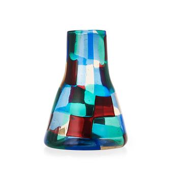 VAS, glas, Fulvio Bianconi "Pezzato", Venini, Murano, Italien 1950-tal.