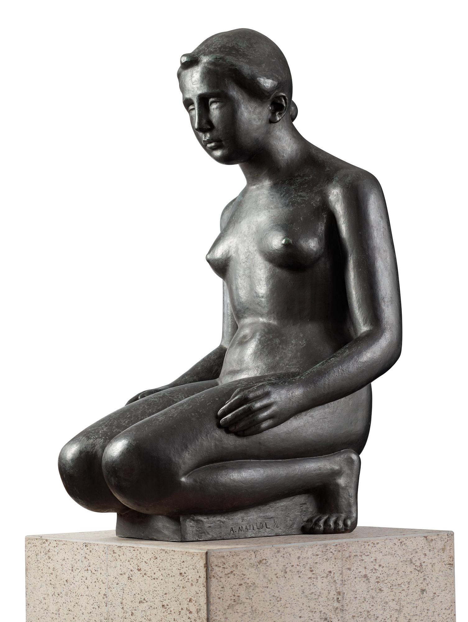Aristide Maillol Efter, "Jeune fille agenouillée".