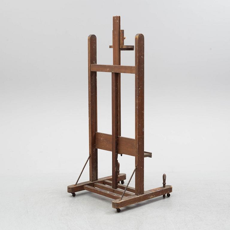 An early 20th century easel, AB Wilh. Becker Stockholm.