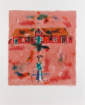 Madeleine Pyk · PYK, MADELEINE, Färglitografi. Sign. o numr. 8/225. 