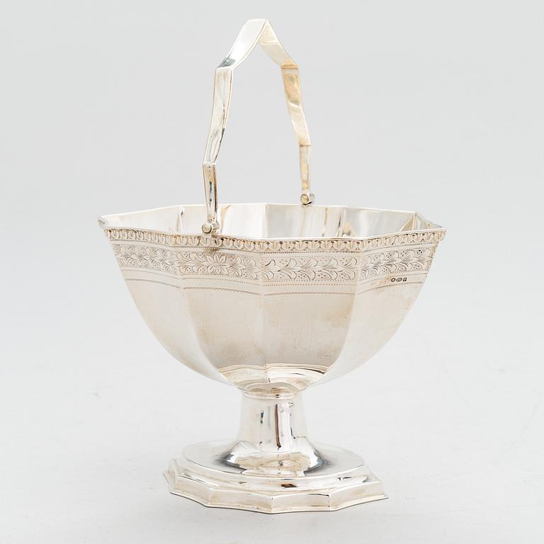 S. BLACKENSEE & SONS, bonbonjär, sterling silver, Chester, England 1929.