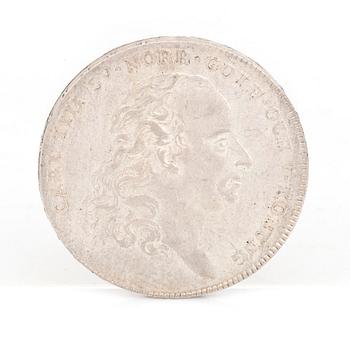 SILVERMYNT, 1 Riksdaler, Karl XIII av Sverige o Norge, 1815. Vikt ca 29 gram.