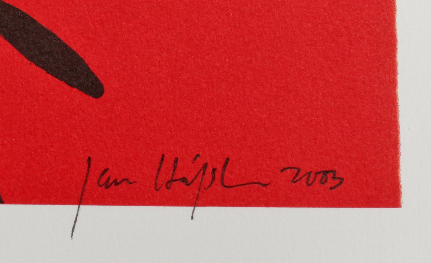 JAN HÅFSTRÖM, färglitografi, signerad, numrerad och daterad 1367/2000, 2003.