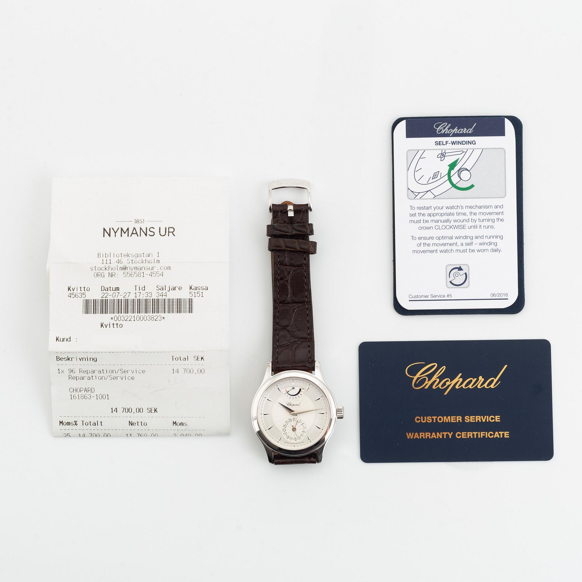 Chopard, L.U.C Quattro 8 Day, ca 2005.