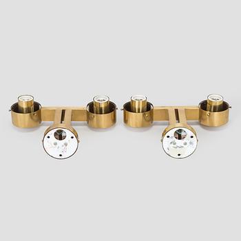 Lisa Johansson-Pape, a pair of mid-20th century model '19053' wall lights, for Orno.