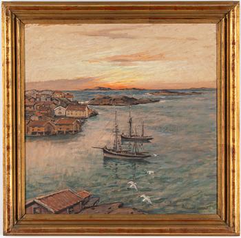 RIKARD LINDSTRÖM, mixed media signed and dated 1941.