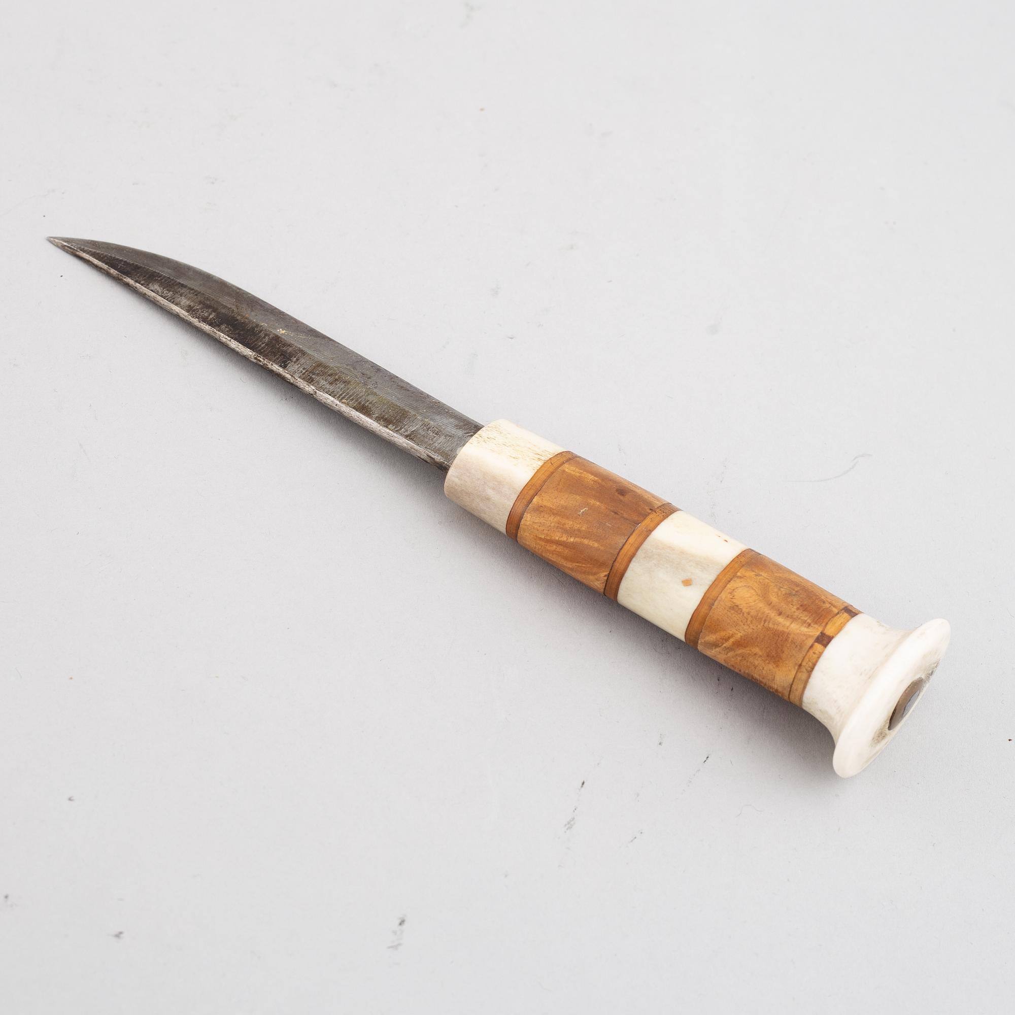 Johan Märak, samekniv, monogramsignerad JM.