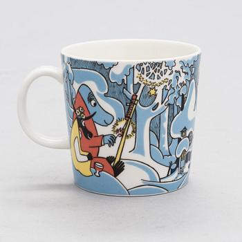 MOOMIN-MUG, porcelain, 'Millennium', Moomin Characters, Arabia 1999-2000.