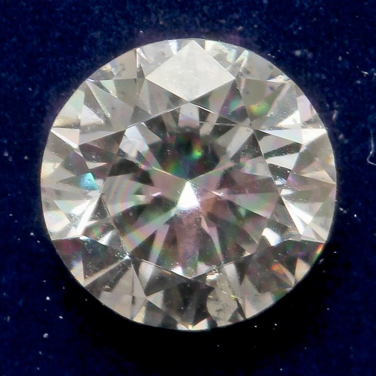 BRILJANTSLIPAD DIAMANT, oinfattad, 0.43 ct.