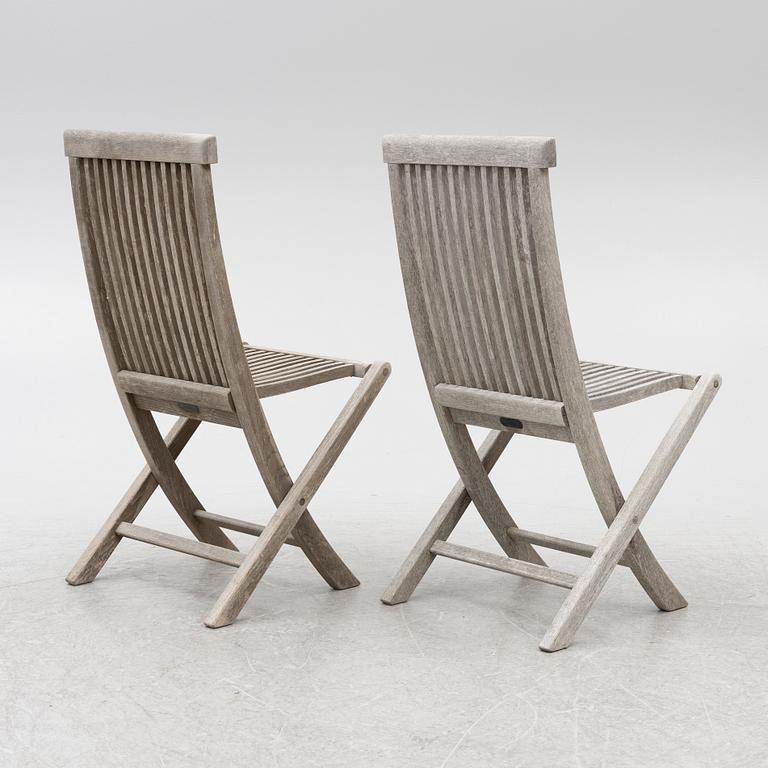 A Gunilla Norin garden set, 'Viken' by Berga Form, Sweden, 1990's/early 2000's.