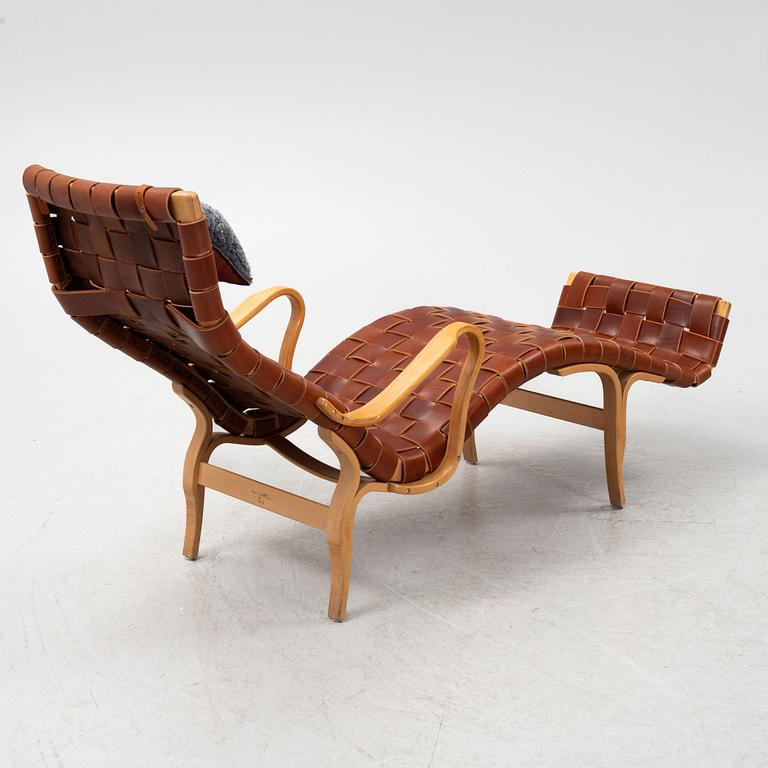 Bruno Mathsson, a 'Pernilla 3' lounge chair for Dux, 1980s.