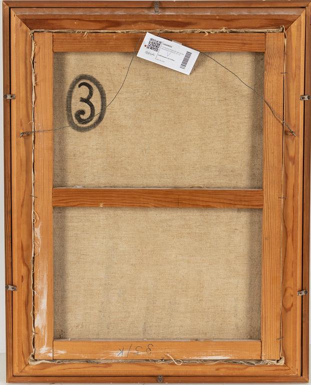 VYTAUTAS KASIULIS, oil/tempera on canvas, signed and dated -57.