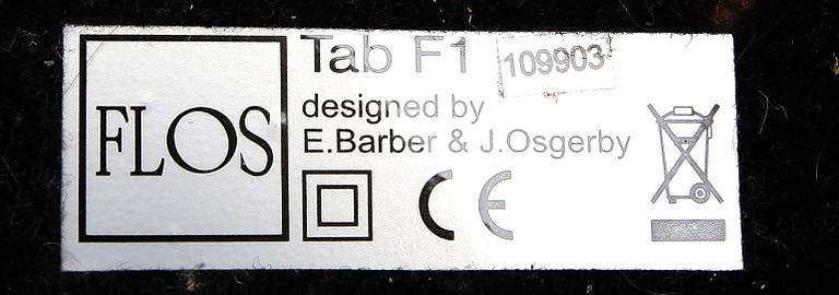 GOLVLAMPA, Flos, "Tab", Barber & Osgerby, 2000-tal.