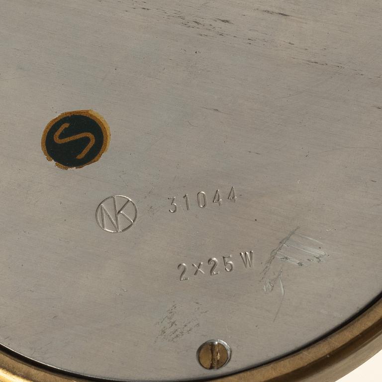 Bertil Brisborg, a model "31044" table lamp, Nordiska Kompaniet, Sweden, 1940s.