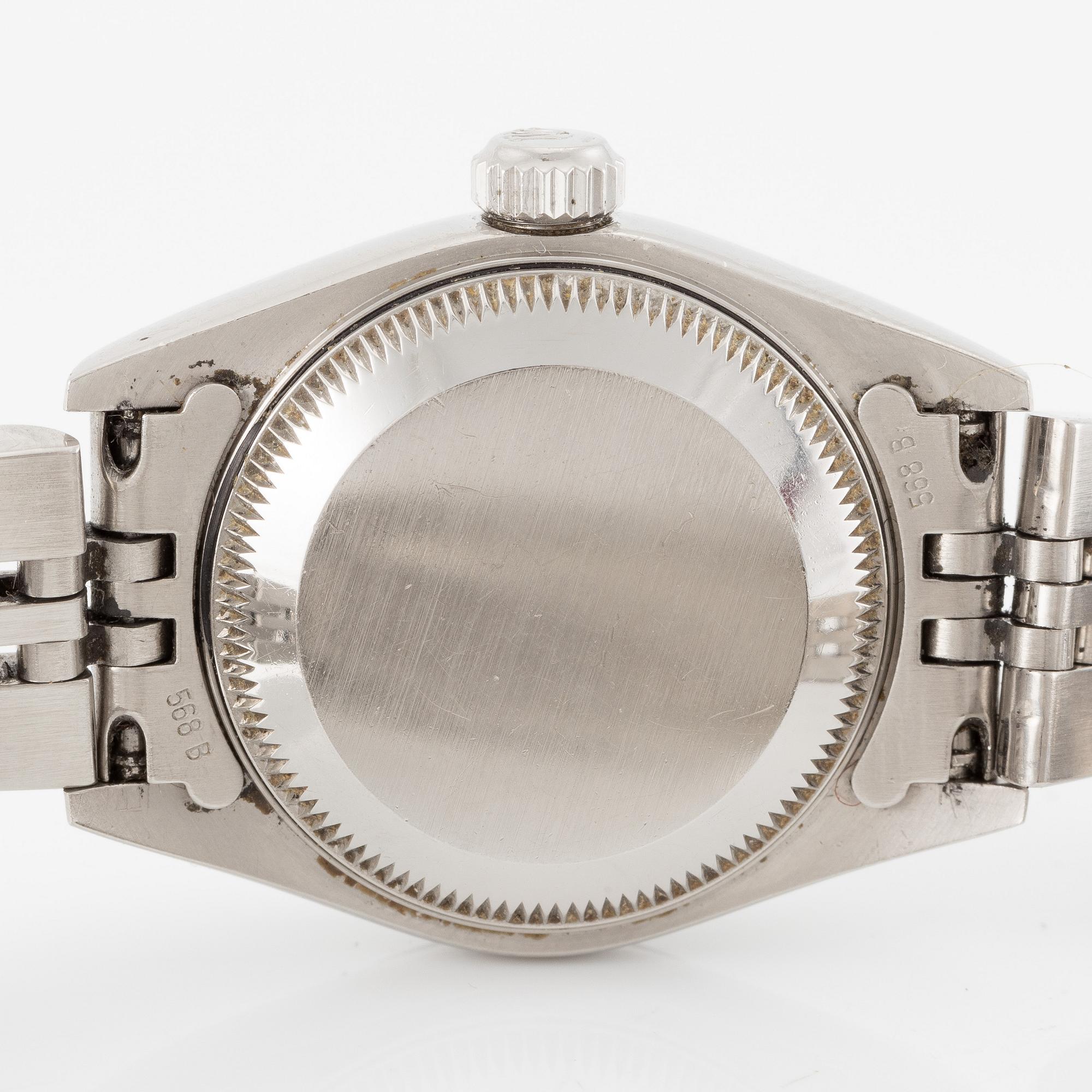 Rolex, Oyster Perpetual, Datejust, "Diamond Dial", wristwatch, 26 mm.