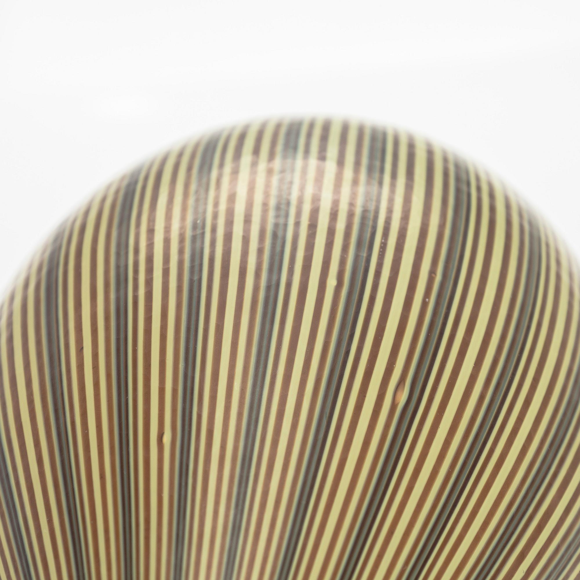 Carlo Scarpa, vase, 'Tessuto' signed Venini Murano Italia.