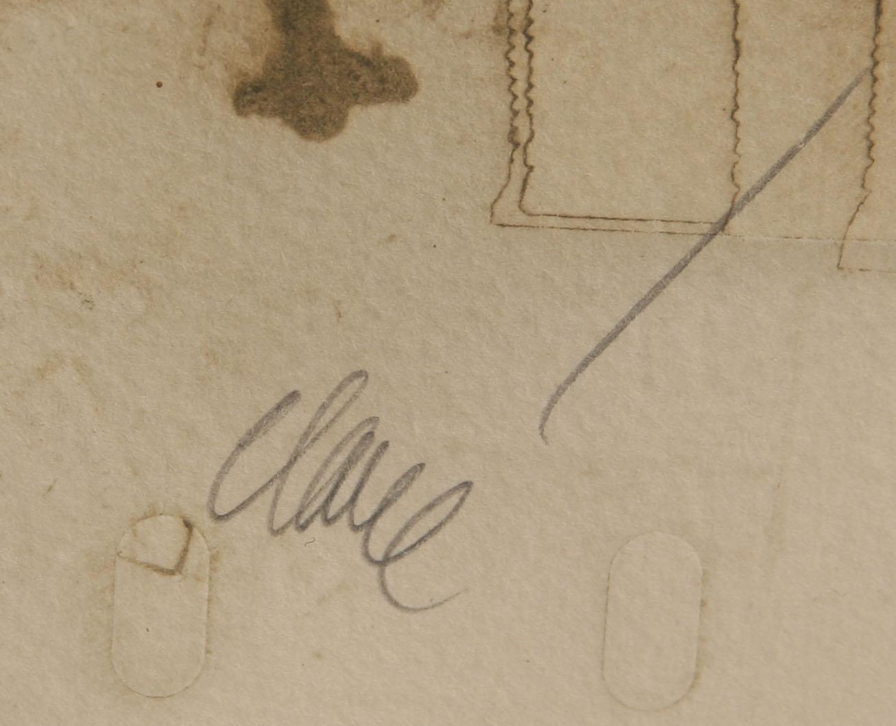 ANTONI CLAVÉ, carborundumetsning, sign o numr 4/40.