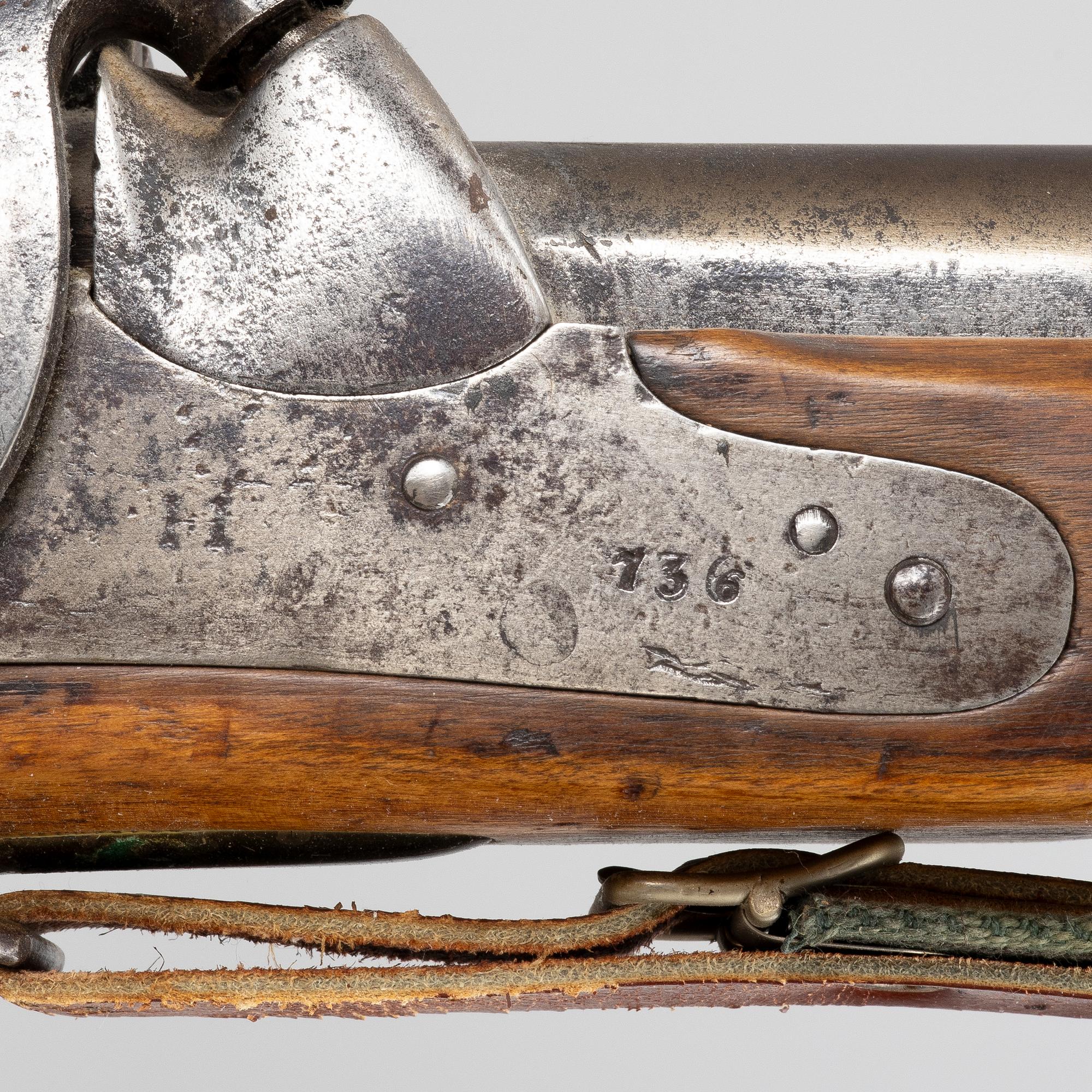 Slaglåsgevär svenskt m/1815-45.