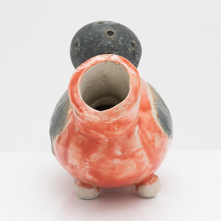 Urmas Puhkan, a ceramic sculpture, signed.