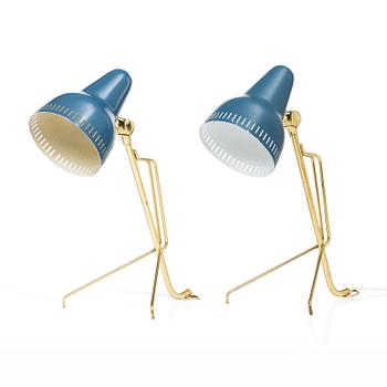 Boris Lacriox, table lamps, a pair, Falkenbergs Belysning, mid-20th century.