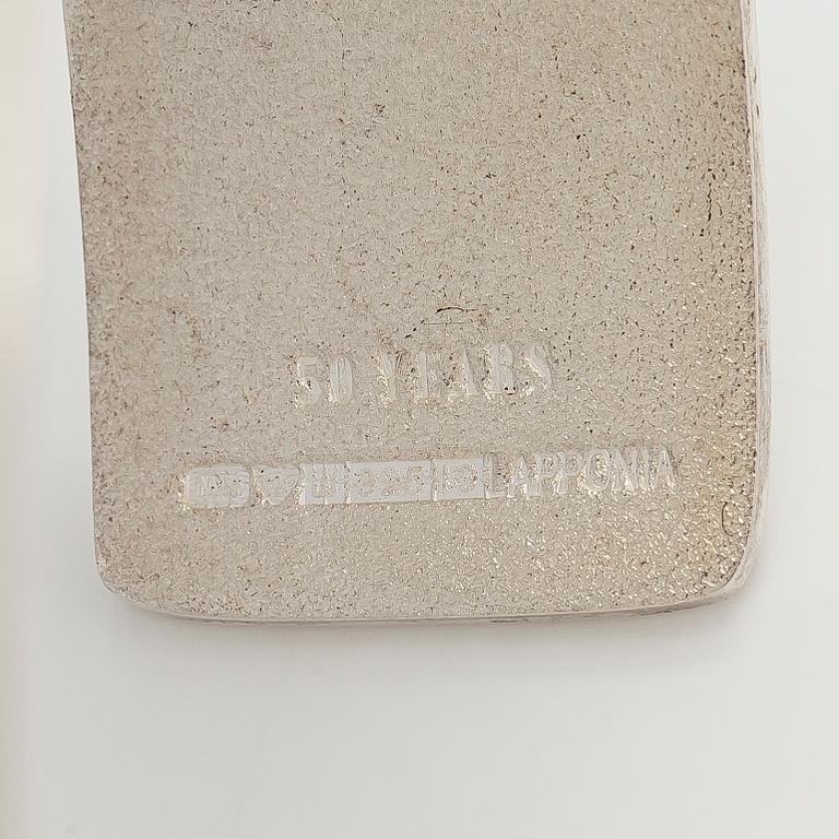 Björn Weckström, rannekoru, "Lapland Silver Informa", sterlinghopeaa, Lapponia 2010, 50 Years.