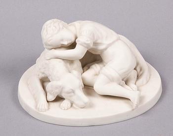 FIGURIN, parian, A. Rudenschöld, Gustafsberg 1899.