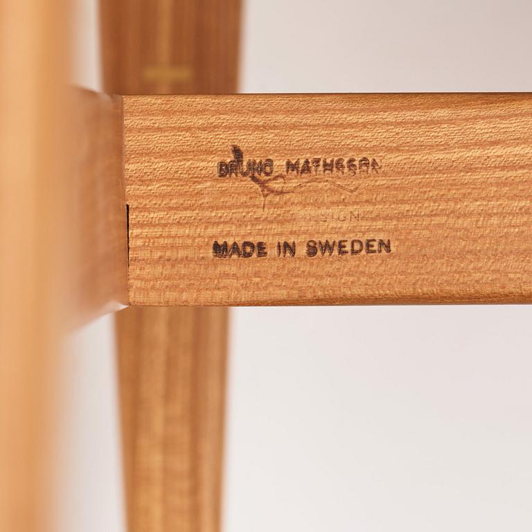 Bruno Mathsson, a rare stool, Firma Karl Mathsson, Värnamo, Sweden, 1965.