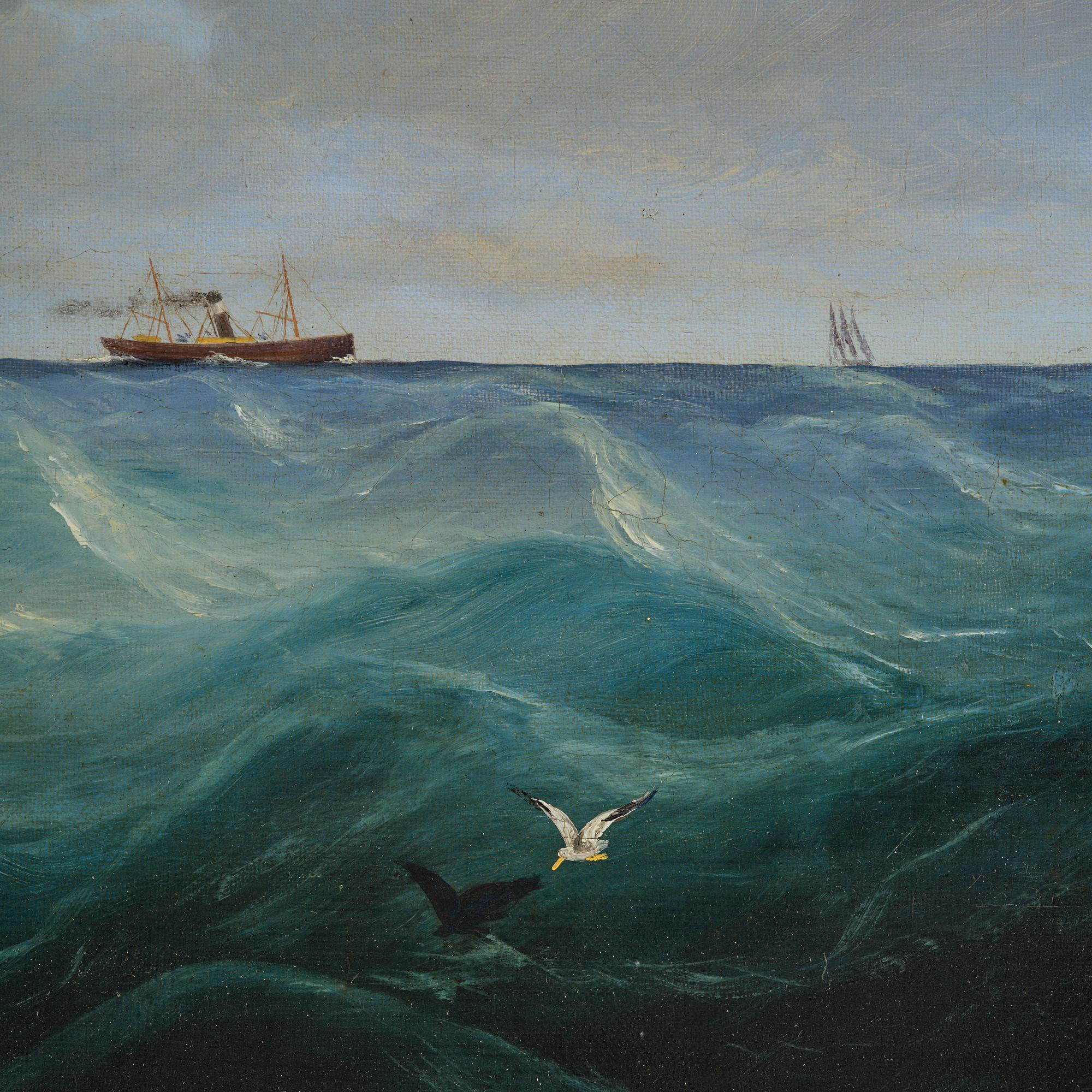 Charles Ogilvy, The Full-Rigged Ship "Amy" off Anglesey.