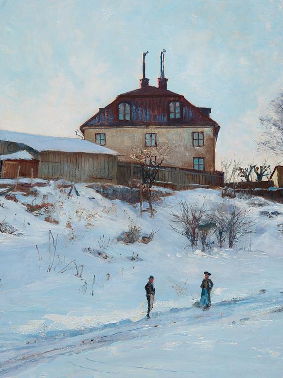 Anton Genberg, ANTON GENBERG, canvas, signed A. Genberg and dated Stockholm 1892.