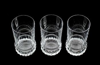 GLAS, 12 st, "Silvia", Ingeborg Lundin, Orrefors.