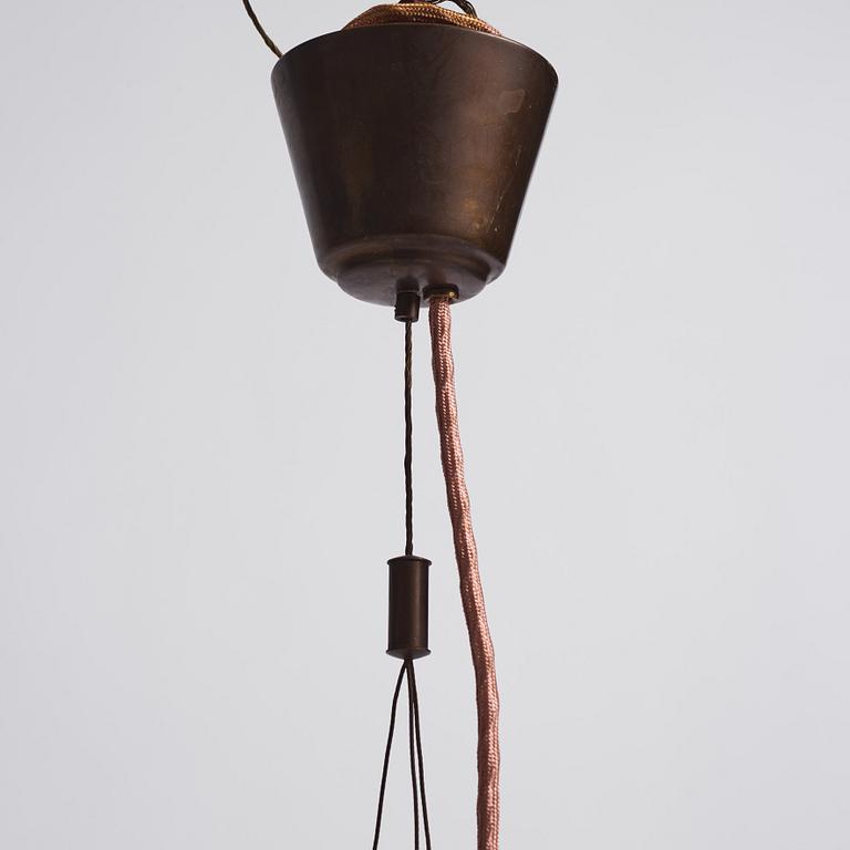 Harald Notini, taklampa, variant på modell "11881", Arvid Böhlmarks Lampfabrik, 1940-50-tal.