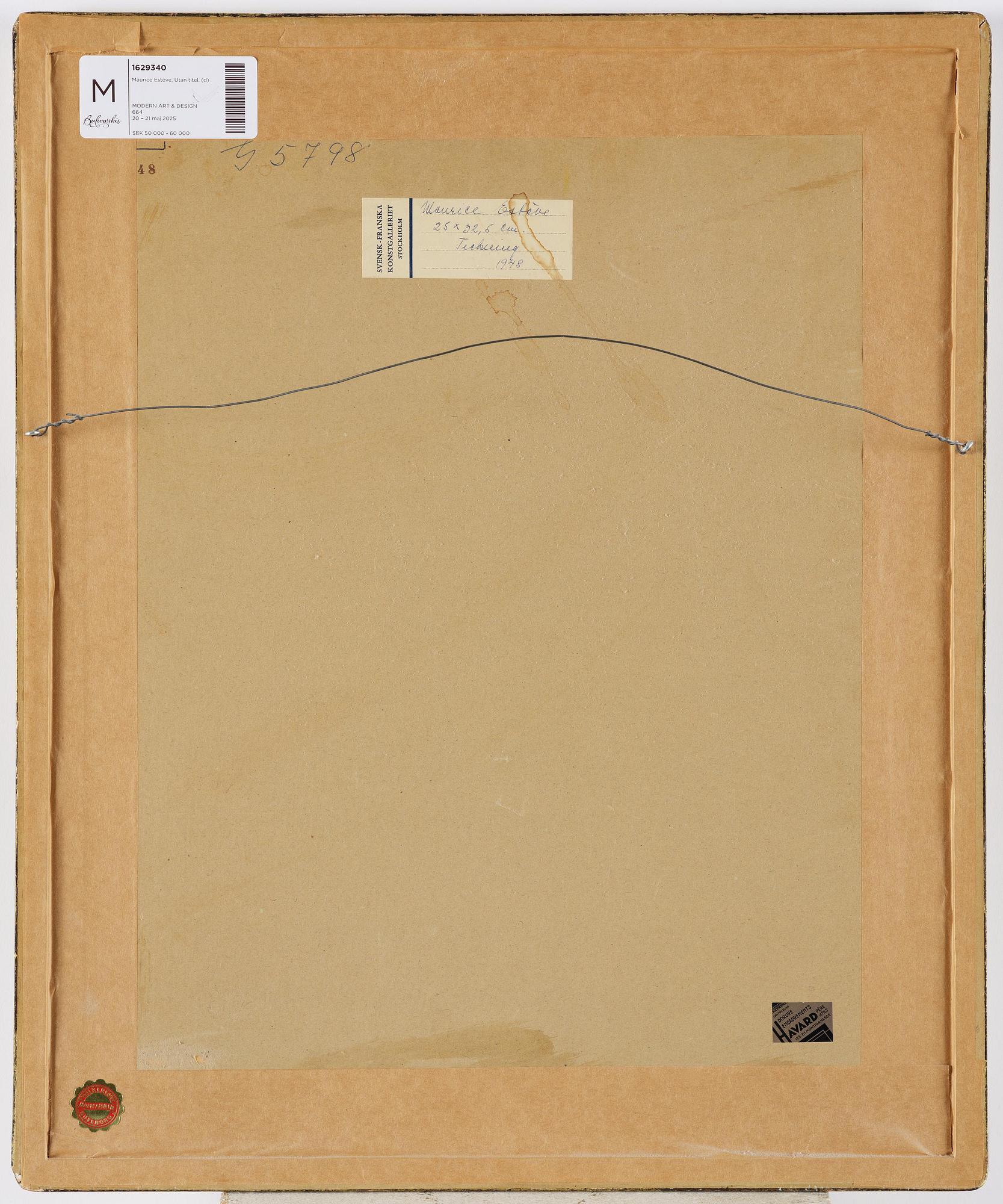 Maurice Estève, Untitled.