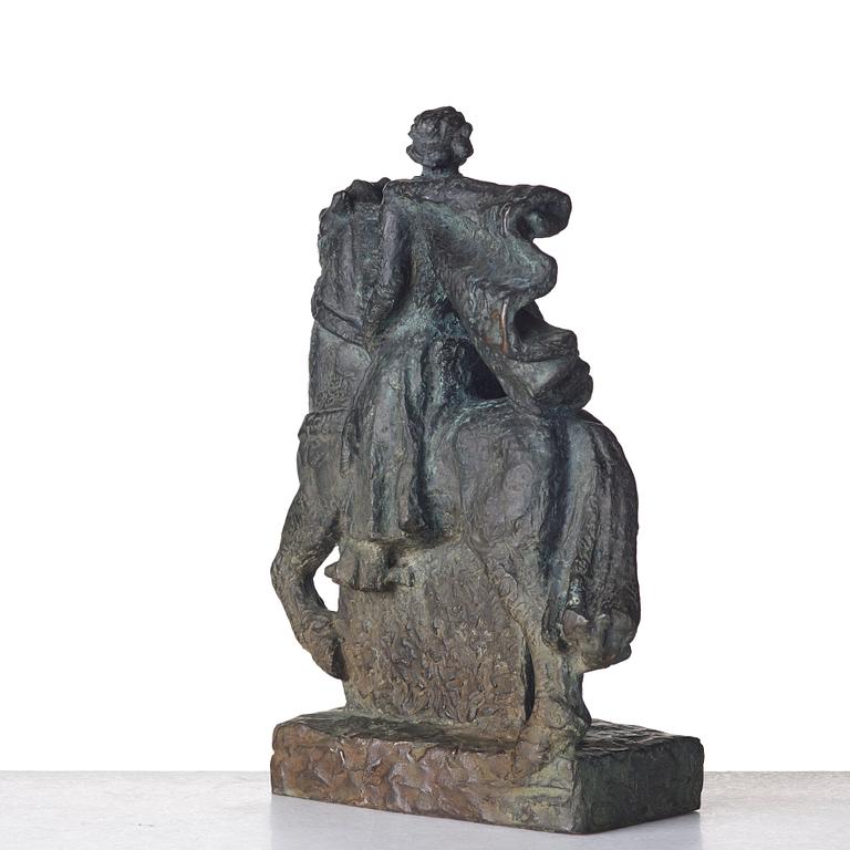 Ivar Johnsson, IVAR JOHNSSON, Sculpture, bronze. Signed. Foundry mark. Height 33.5 cm.