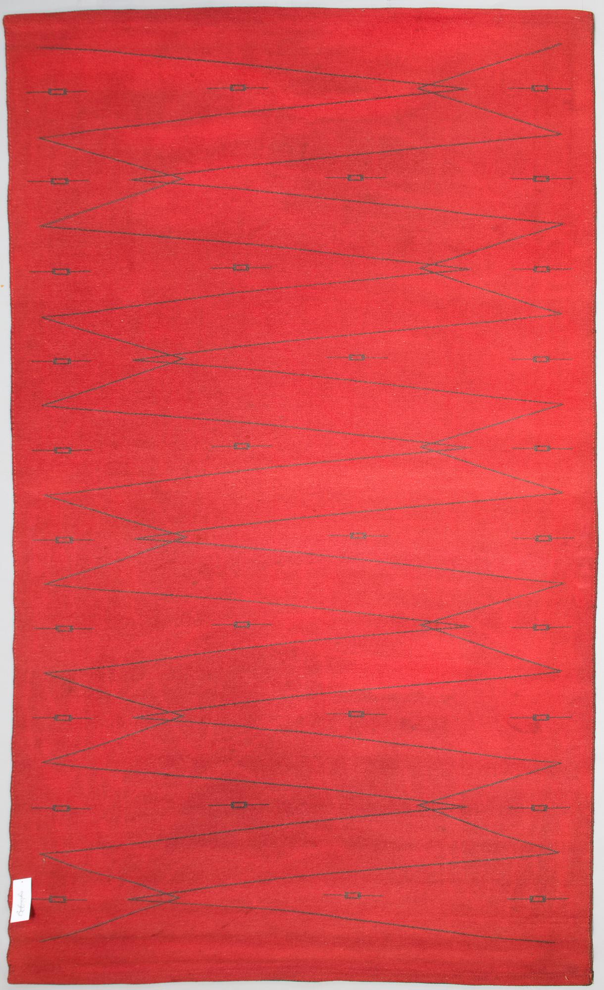 Aappo Härkönen, A 1960s flatware rug 'Trilli' manufacturer  Mattokutomo Oy, Finland. Circa 260x160 cm.