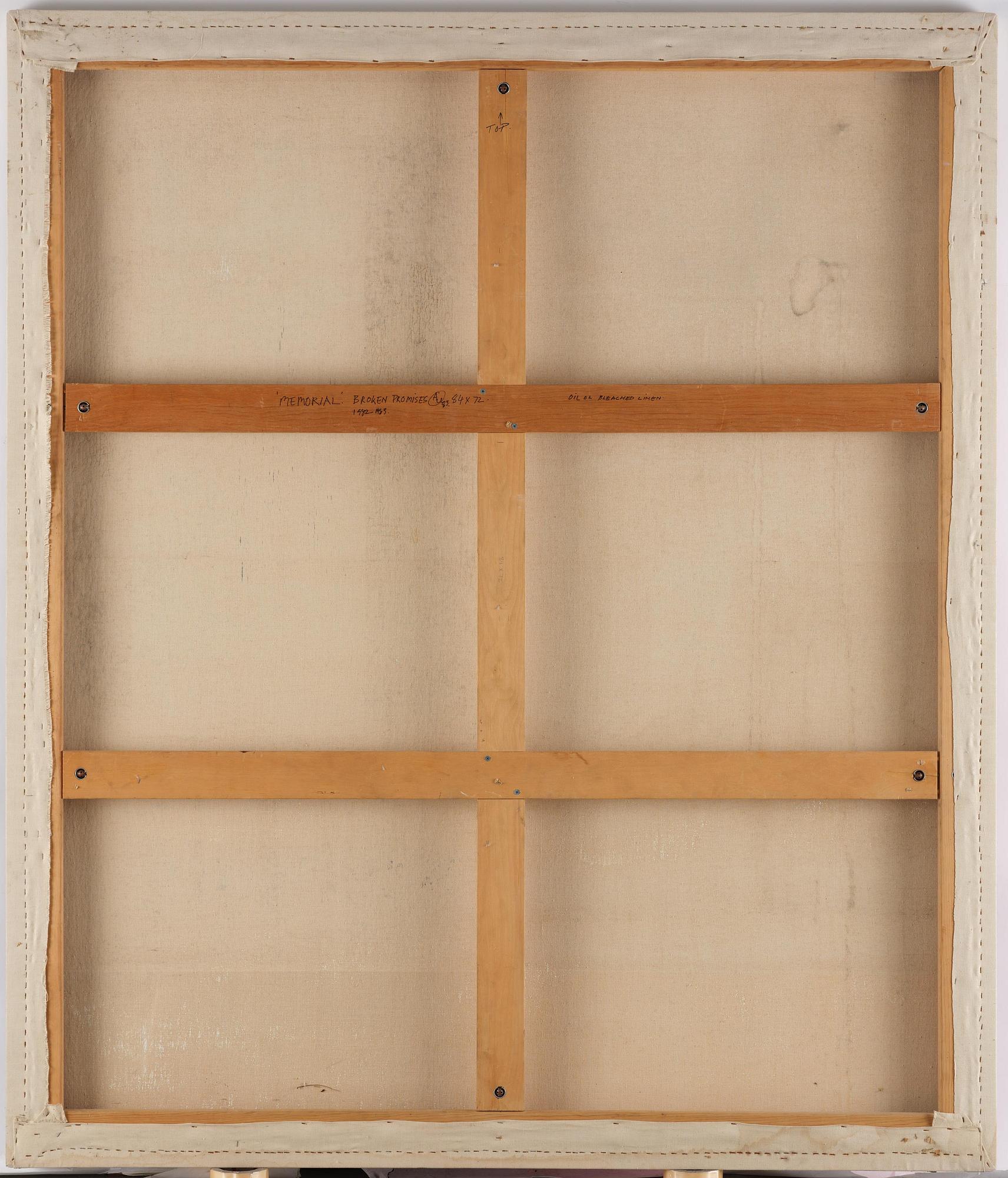 Alan Uglow, "Memorial, broken promises".