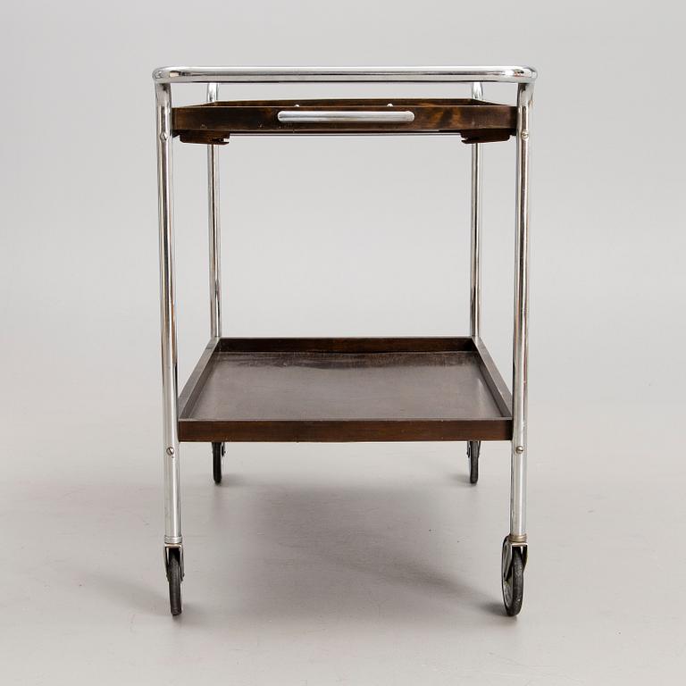 A 1930s  tea trolley Helsingin Uusi Rautasänkytehdas J. Merivaara, Finland.