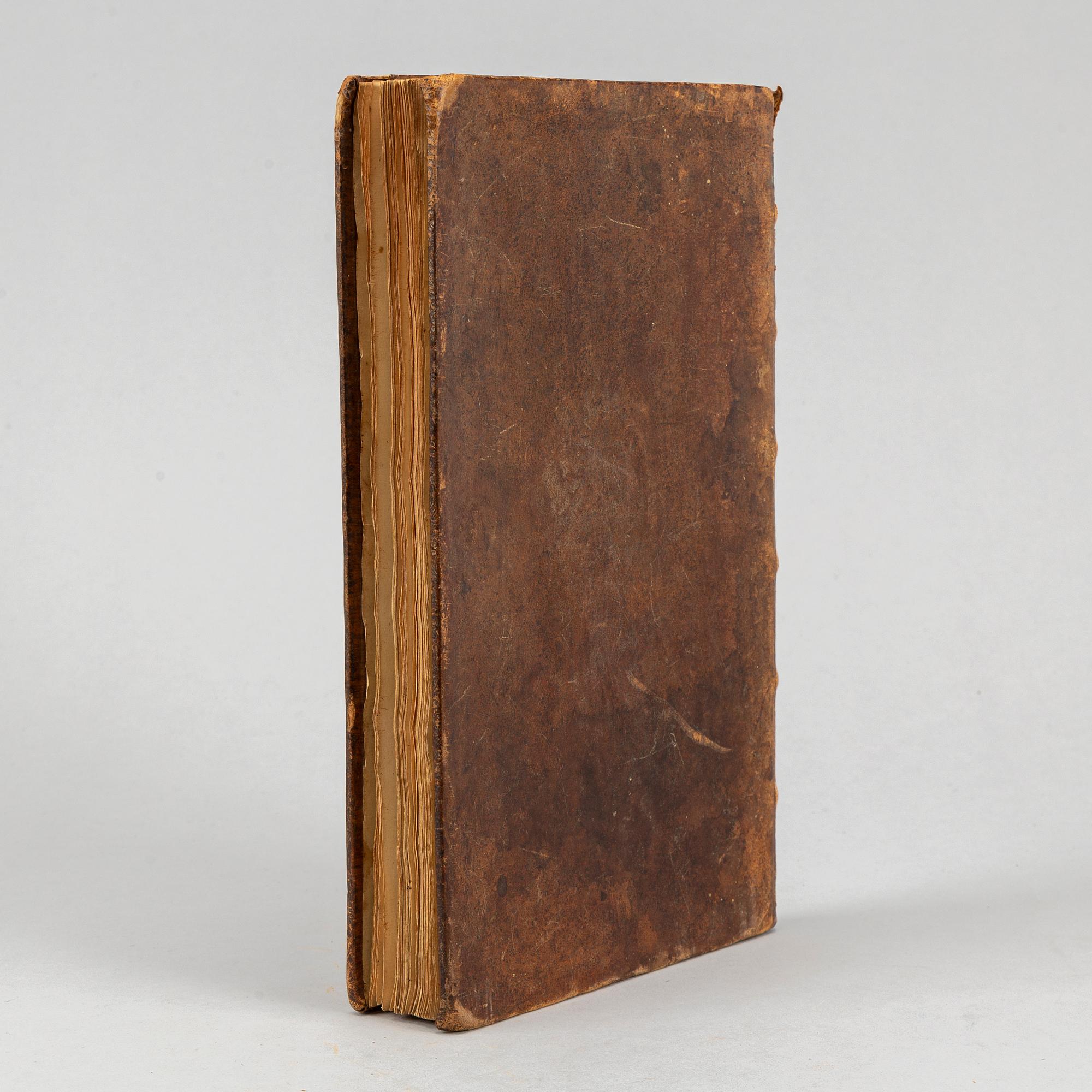 Med hundratals adelsvapen i träsnitt, 1734.