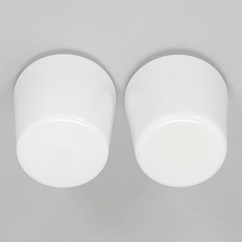 Paavo Tynell, a pair of mid-20th-century '80112-15' ceiling lights for Idman.