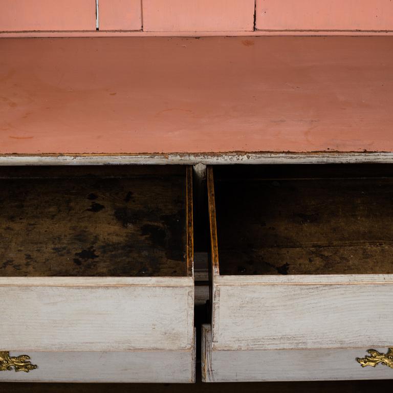 A rococo cabinet.