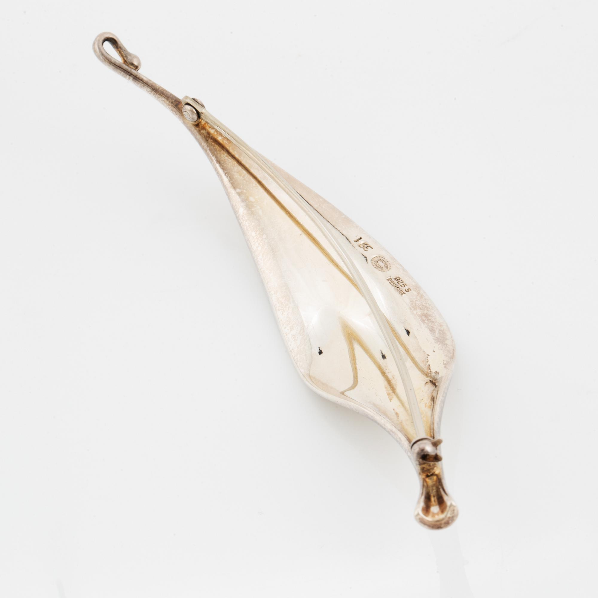 Vivianna Torun Bülow-Hübe, brosch, sterlingsilver, Georg Jensen.