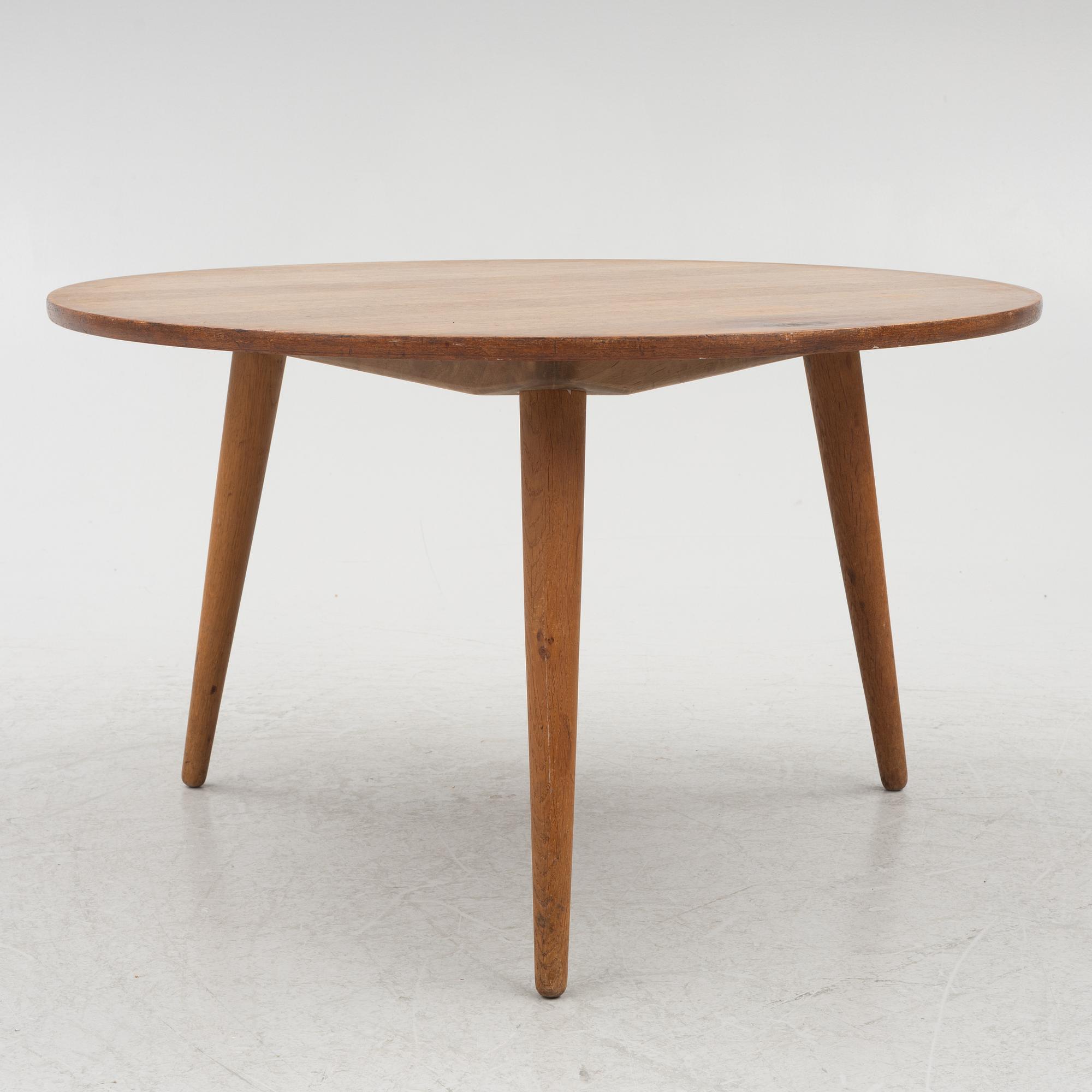 Hans J. Wegner, a model 'CH008', Andreas Tuck, Denmark, mid 20th Century.