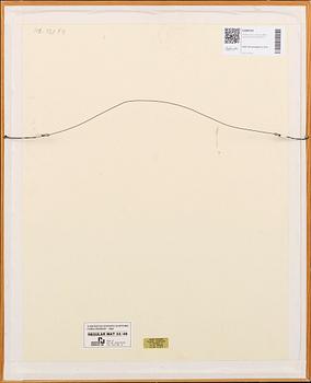 Anders Zorn, etsning, 1889, signerad med dedikation.