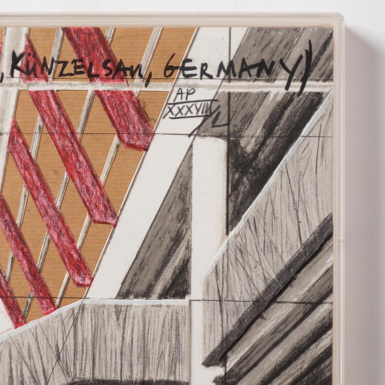 Christo Vladimirov Javacheff, "Wrapped floors and covered windows (Project for Museum Würth, Künzeisa)".