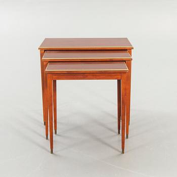 Kit table 3 parts. Swedish Furniture Factory, second half of the 20th century.