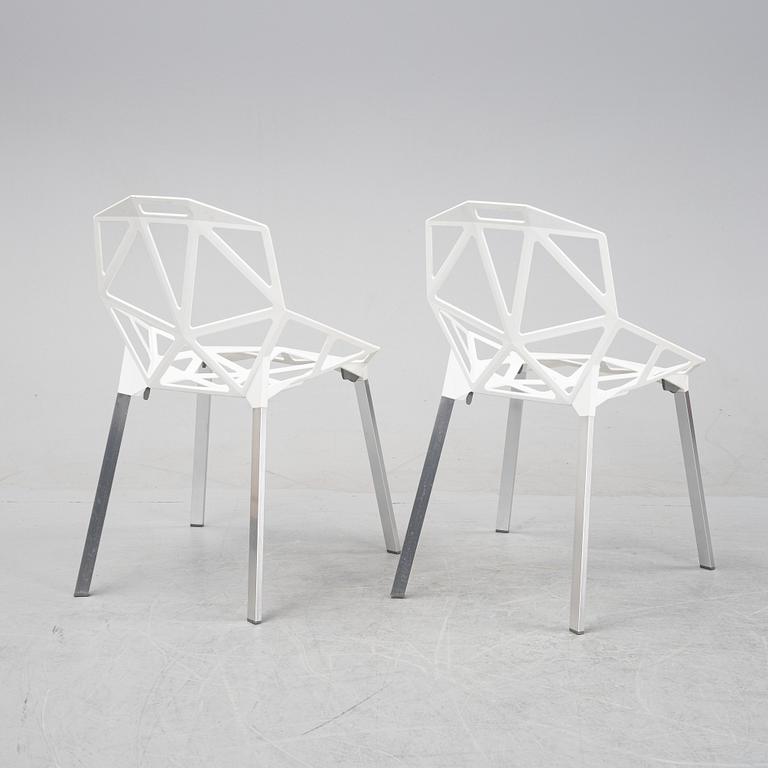 Konstantin Grcic, stolar, 6 st, "Chair One Stacking Chair", Magis, Italien.