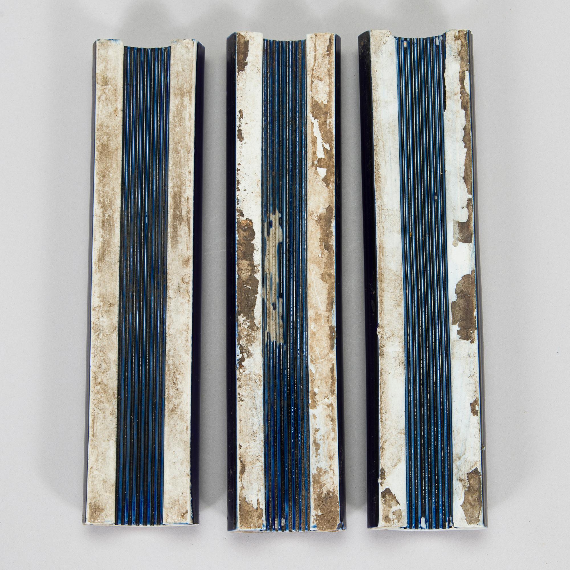 ALVAR AALTO タイル ARABIA ネイビー ALVAR AALTO タイル ARABIA ネイビー Alvar Aalto, 21 tile bars