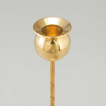 Three second half of the 20th century  candlesticks by Pierre Forssell for SKultuna Bruk.