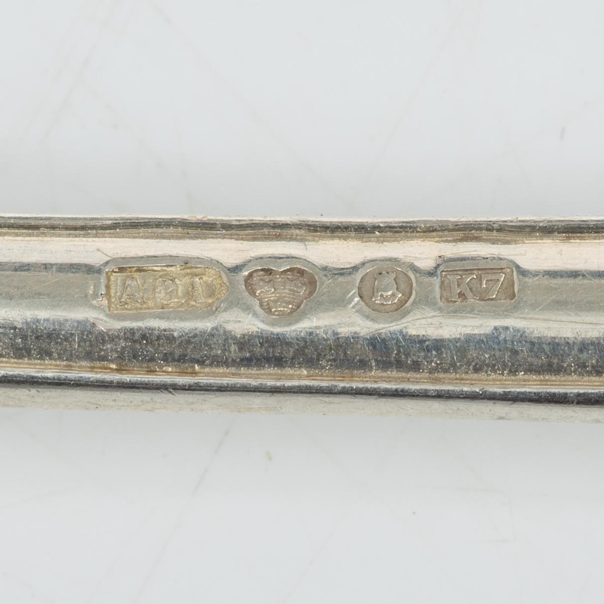 A 69 piece silver cutlery service, model "Empire", including C.G. Hallberg, 20th century.